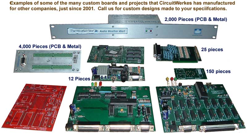 CircuitWerkes Custom Products - Call for a quote